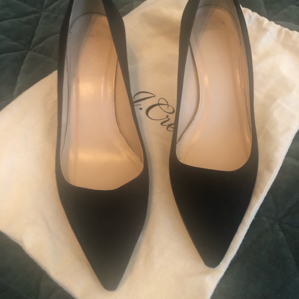 J.Crew Dulci Suede Kitten Heel Size 7